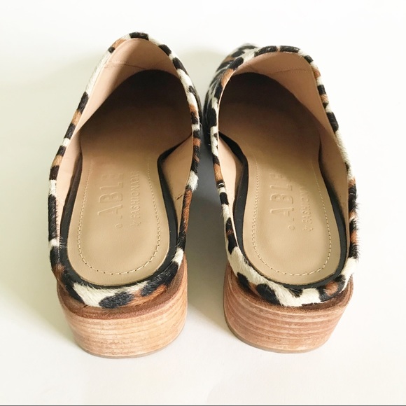ABLE Local + Global Miriam Leopard Mules Shoes NEW 6 - Picture 7 of 9